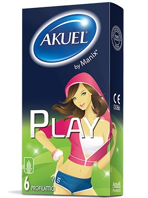 PROFILATTICO ANSELL AKUEL BY MANIX PLAY B 12 PEZZI - Farmadillo