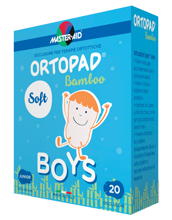 CEROTTO OCULARE PER ORTOTTICA ORTOPAD SOFT BOYS JUNIOR 20 PEZZI - Farmadillo