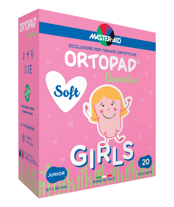 CEROTTO OCULARE PER ORTOTTICA ORTOPAD SOFT GIRLS JUNIOR 20 PEZZI - Farmadillo