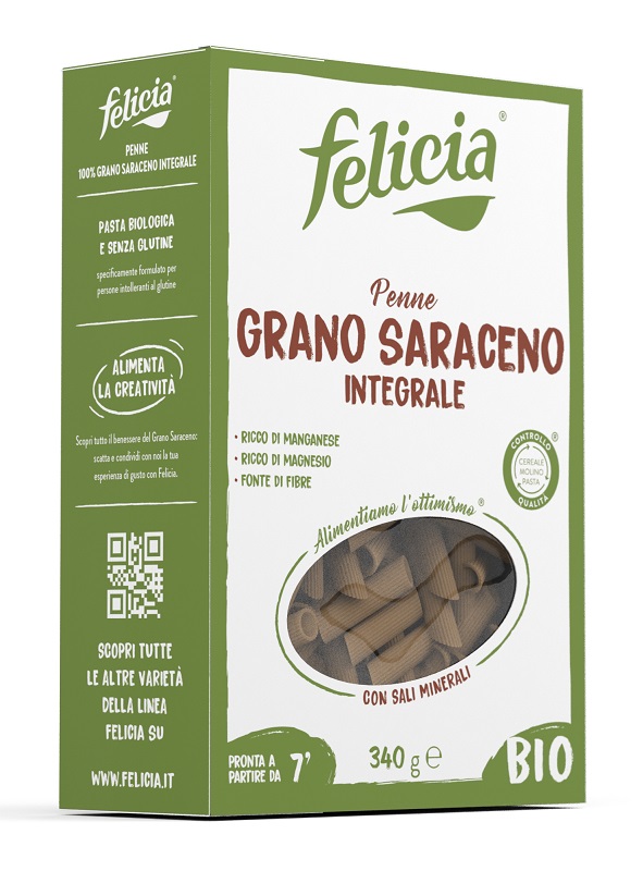 FELICIA BIO SARACENO PENNE 340 G - Farmadillo