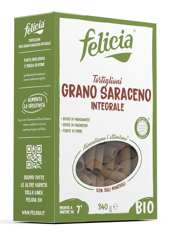 FELICIA BIO SARACENO TORTIGLIONI 340 G - Farmadillo