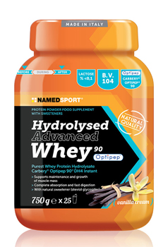 HYDROLYSED ADVANCED WHEY VANILLA CREAM BARATTOLO POLVERE ORALE 750 G - Farmadillo
