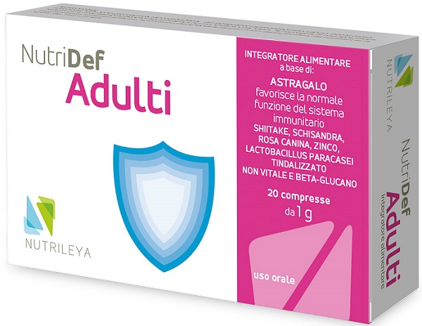 NUTRIDEF ADULTI 20 COMPRESSE - Farmadillo