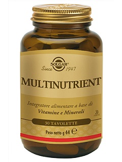 MULTINUTRIENT SOLGAR 30 TAVOLETTE - Farmadillo