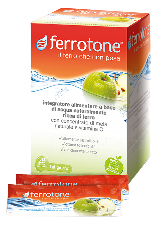 FERROTONE APPLE 28 SACCHETTI 25 ML - Farmadillo