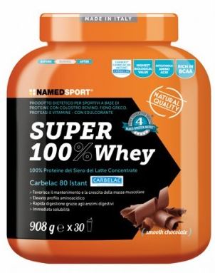 SUPER100% WHEY SMOOTH CHOCOLATE 908 G - Farmadillo