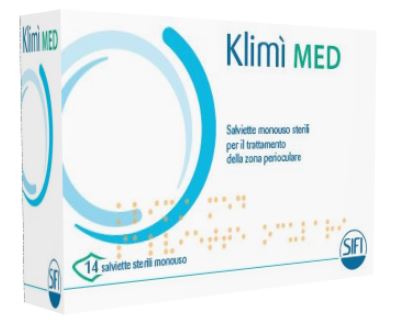 KLIMI' MED 14 SALVIETTINE DETERGENTI MONOUSO STERILI PER L'IGIENE OCULARE - Farmadillo