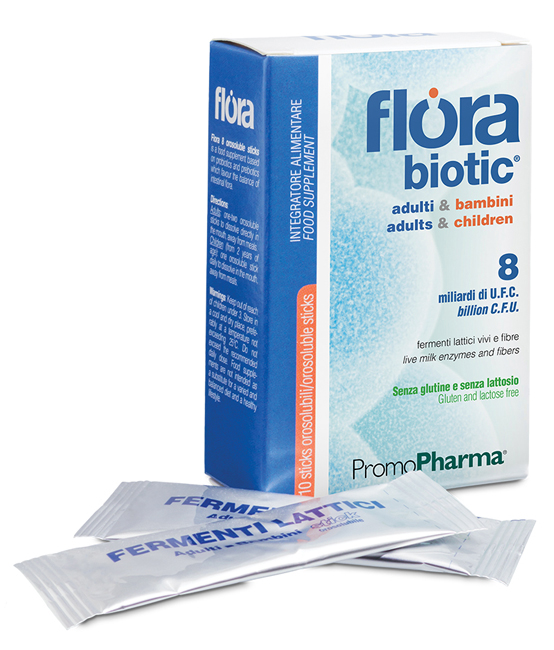 FLORA 8 10 STICK OROSOLUBILI ADULTI E BAMBINI - Farmadillo