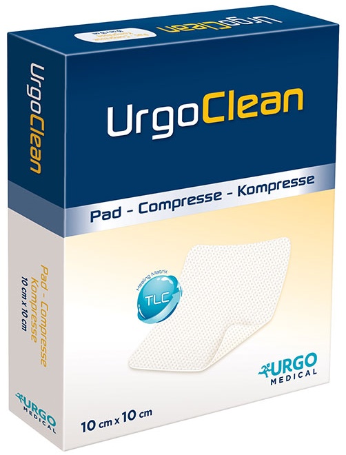 MEDICAZIONE TNT ASSORBENTE GELIFICANTE URGOCLEAN 10X10CM 10 PEZZI - Farmadillo