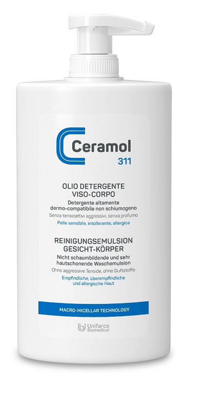 CERAMOL 311 OLIO DETERGENTE VISO/CORPO 400 ML - Farmadillo