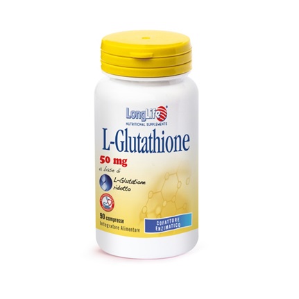LONGLIFE L-GLUTATHIONE 50 MG 90 COMPRESSE - Farmadillo