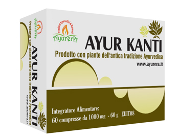 AYUR KANTI 60 COMPRESSE 1 G - Farmadillo