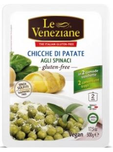 LE VENEZIANE CHICCHE DI PATATE AGLI SPINACI 500 G - Farmadillo
