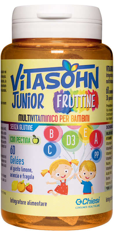 VITASOHN JUNIOR FRUTTINE 60 CARAMELLE - Farmadillo