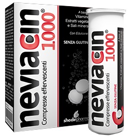 NEVIACIN 1000 20 COMPRESSE EFFERVESCENTI - Farmadillo