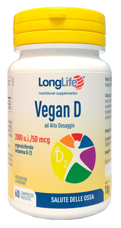 LONGLIFE VEGAN D 60 COMPRESSE - Farmadillo