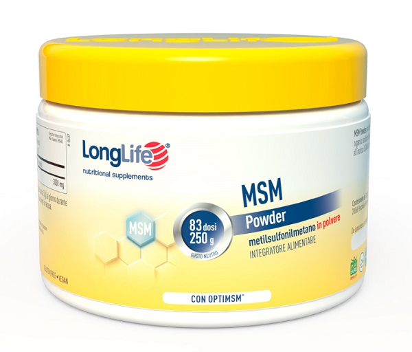 LONGLIFE MSM POWDER 250 G - Farmadillo
