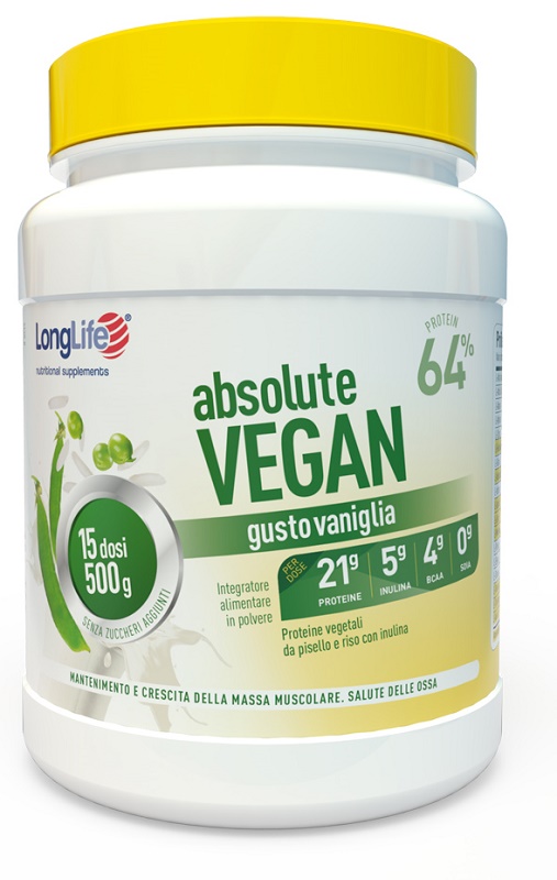LONGLIFE ABSOLUTE VEGAN 500 G - Farmadillo