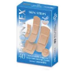 CEROTTO PRONTEX SKIN STRIPS 6 FORMATI ASSORTITI ASTUCCIO 40 PEZZI - Farmadillo
