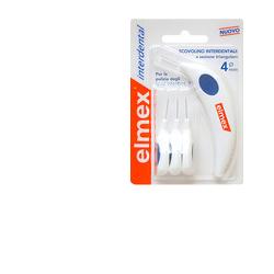 ELMEX INTERDENTAL SCOVOLINO INTERDENTALE 4 MM 6 TESTINE + MANICO - Farmadillo