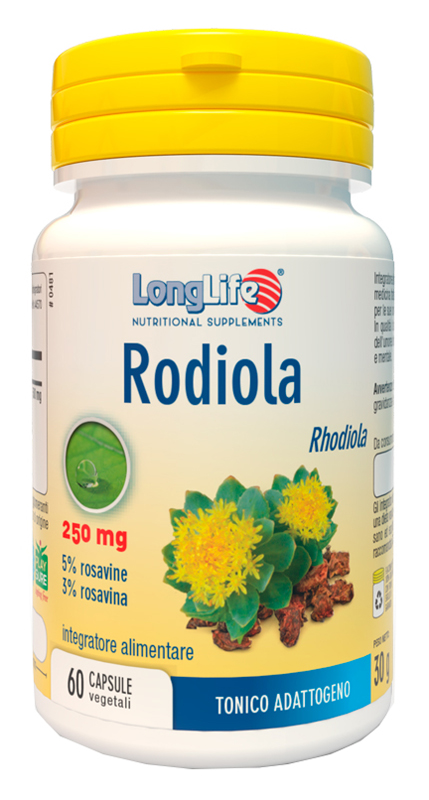 LONGLIFE RODIOLA 60 CAPSULE VEGETALI - Farmadillo