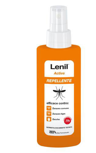 LENIL ACTIVE SPRAY SOLUZIONE ANTIZANZARA IN FLACONE + POMPA SPRAY 100 ML - Farmadillo
