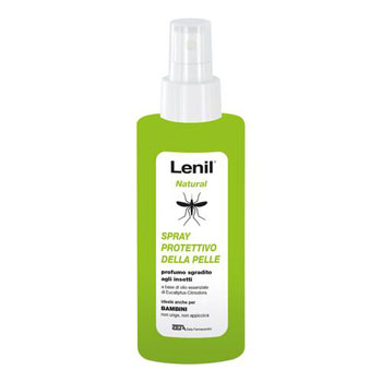 LENIL NATURAL SOLUZIONE ANTIZANZARA IN FLACONE + POMPA SPRAY 100 ML - Farmadillo