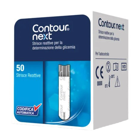 CONTOUR GLICEMIA STRISCE REATTIVE 50 PEZZI - Farmadillo