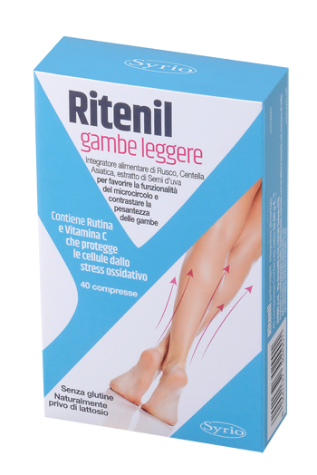 RITENIL GAMBE LEGGERE 40 COMPRESSE - Farmadillo