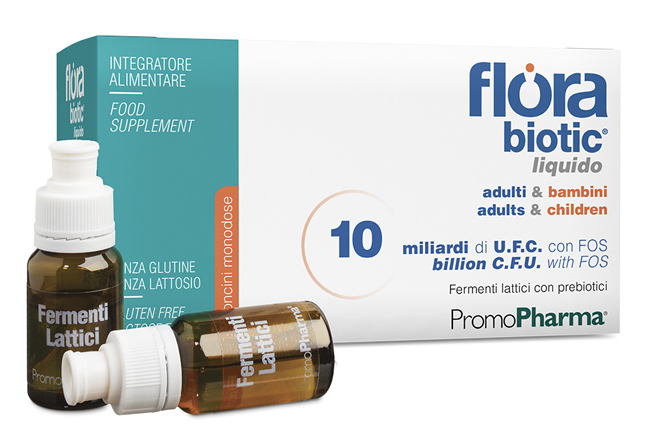 FLORA LIQUIDO ADULTI & BAMBINI 10 FLACONCINI X 10 ML - Farmadillo