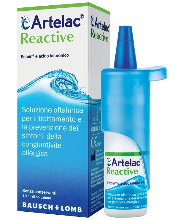 ARTELAC REACTIVE SOLUZIONE OFTALMICA MULTIDOSE FLACONE 10 ML - Farmadillo