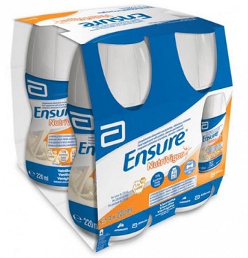 ENSURE NUTRIVIGOR VANIGLIA 4 BOTTIGLIE DA 220 ML - Farmadillo