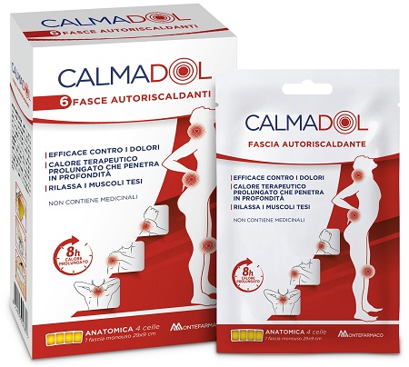 CALMADOL FASCIA RISCALDANTE PACK 6 PEZZI - Farmadillo