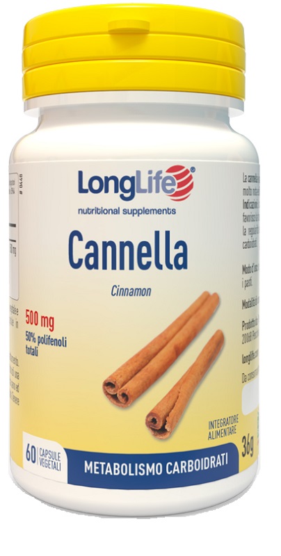 LONGLIFE CANNELLA 60 CAPSULE - Farmadillo