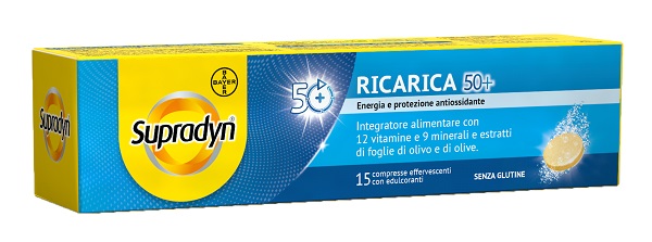 SUPRADYN RICARICA 50+ 15 COMPRESSE EFFERVESCENTI - Farmadillo