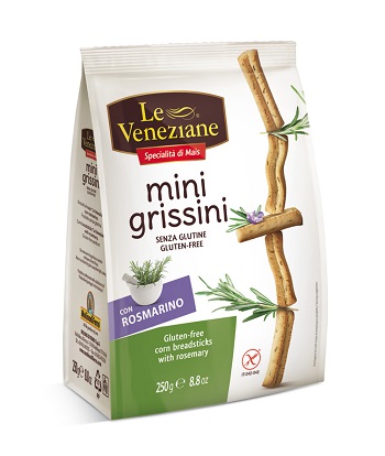 LE VENEZIANE MINI GRISSINI ROSMARINO 250 G - Farmadillo