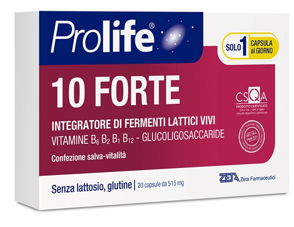PROLIFE 10 FORTE 20 CAPSULE - Farmadillo