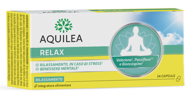 AQUILEA RELAX 24 CAPSULE VEGANE - Farmadillo