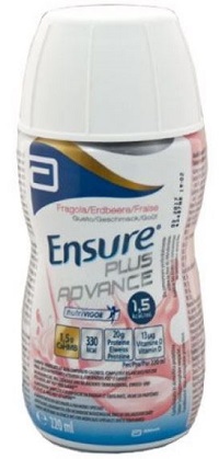 ENSURE PLUS ADVANCE FRAGOLA 4 BOTTIGLIE DA 220 ML - Farmadillo