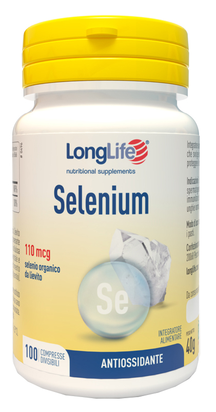 LONGLIFE SELENIUM 100 COMPRESSE DIVISIBILI - Farmadillo