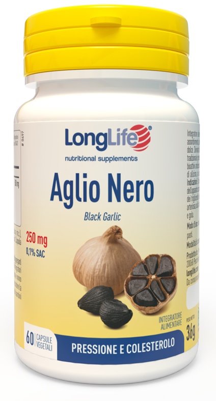 LONGLIFE AGLIO NERO 60 CAPSULE VEGETALI - Farmadillo