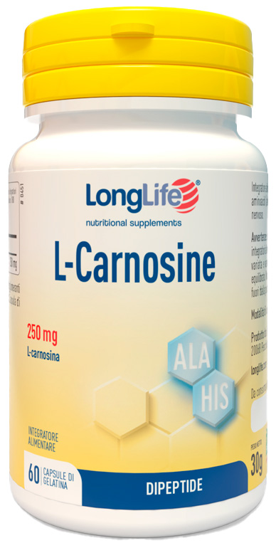 LONGLIFE L-CARNOSINE 60 CAPSULE - Farmadillo