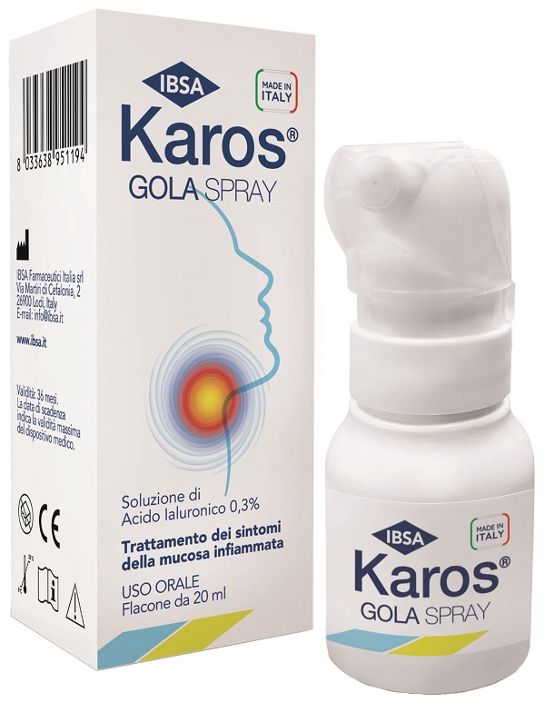 KAROS SPRAY ORALE 0,3% 20 ML - Farmadillo