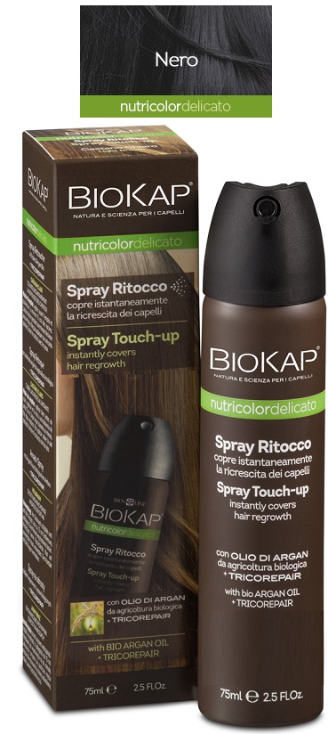 BIOS LINE BIOKAP NUTRICDEL SPRAY RITOCCO NERO 75 ML - Farmadillo