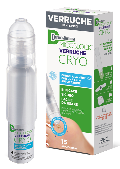 DERMOVITAMINA MICOBLOCK VERRUCHE CRYO SPRAY 38 ML - Farmadillo