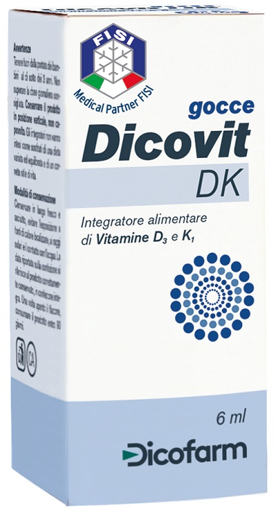 DICOVIT DK GOCCE 6 ML - Farmadillo