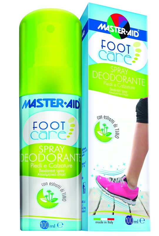 MASTER-AID FOOT CARE SPRAY DEODORANTE 100 ML - Farmadillo