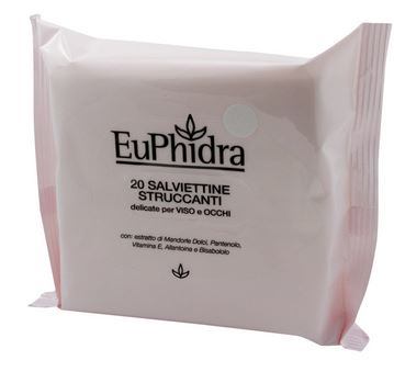 EUPHIDRA SALVIETTINE STRUCCANTI 20 PEZZI - Farmadillo
