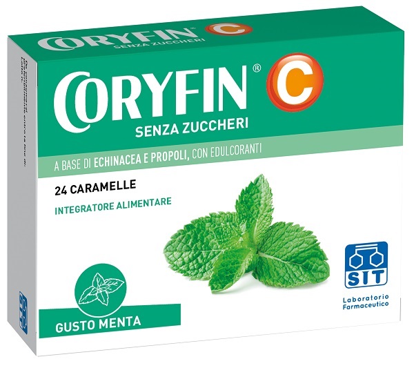 CORYFIN C SENZA ZUCCHERO MENTOLO 48 G - Farmadillo