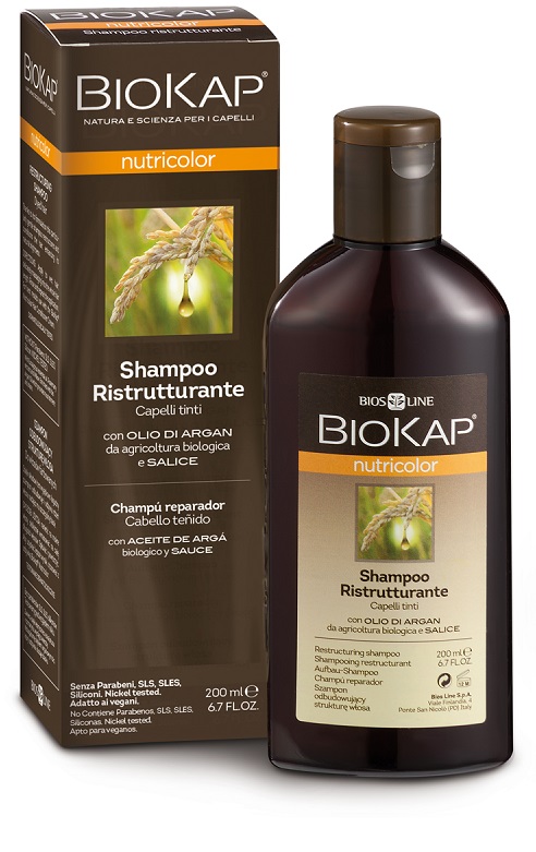 BIOKAP NUTRICOLOR SHAMPOO RISTRUTTURANTE 200 ML - Farmadillo